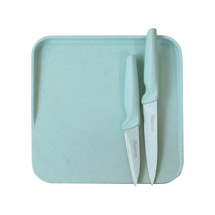 Набір ножів Fissman 3 предмети з обробною дошкою (2679)