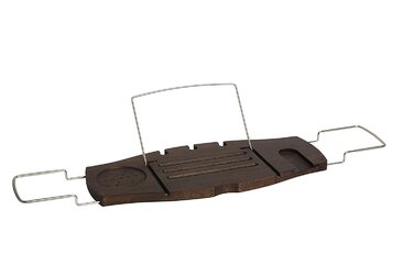 Полиця для ванної 71,1-94x21,6x3,8 см коричнева Aquala Bathtub Caddy Umbra