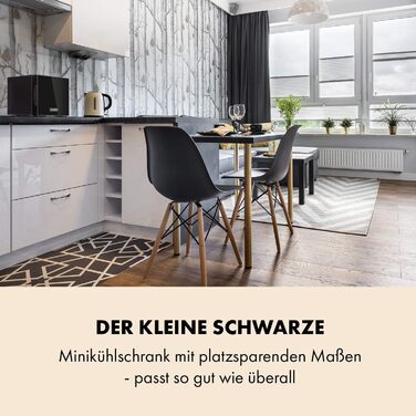 Міні-холодильник 10 л чорний Klarstein