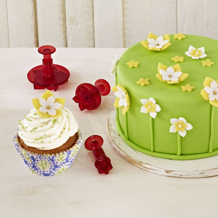 Набір штампів для тесту вигляді ірису, 3 предмета, RBV Birkmann