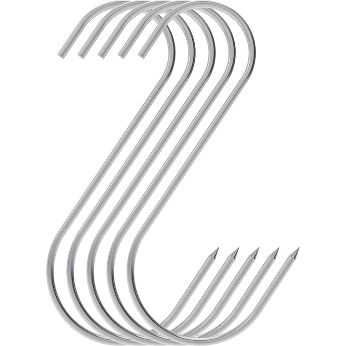 Набір гачків для коптильні з нержавіючої сталі 5 шт 14 см Browin