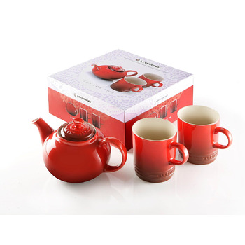 Набір для чаювання, вишневий Le Creuset