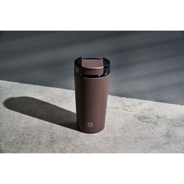 Термокружка 480 мл, нержавіюча сталь, шоколадний колір Thermo Plus Zwilling