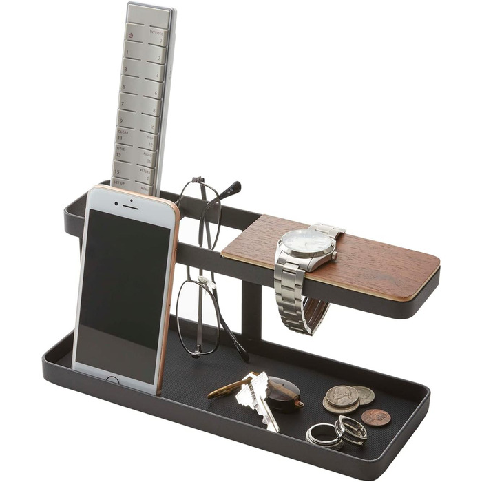 Органайзер для столу Yamazaki Tower, сталевий, чорний, один розмір