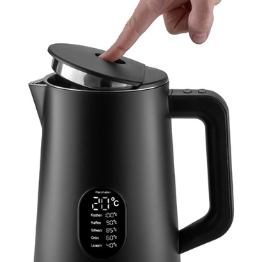 Электрочайник 1,5 л черный Klamer