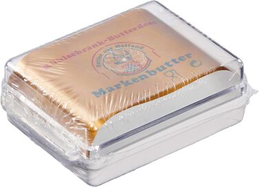 Маслянка Westmark - Ідеально підходить для сервірування та зберігання - Можна мити в посудомийній машині - Спеціальне полегшення для безпечного захоплення (традиційне, одинарне)