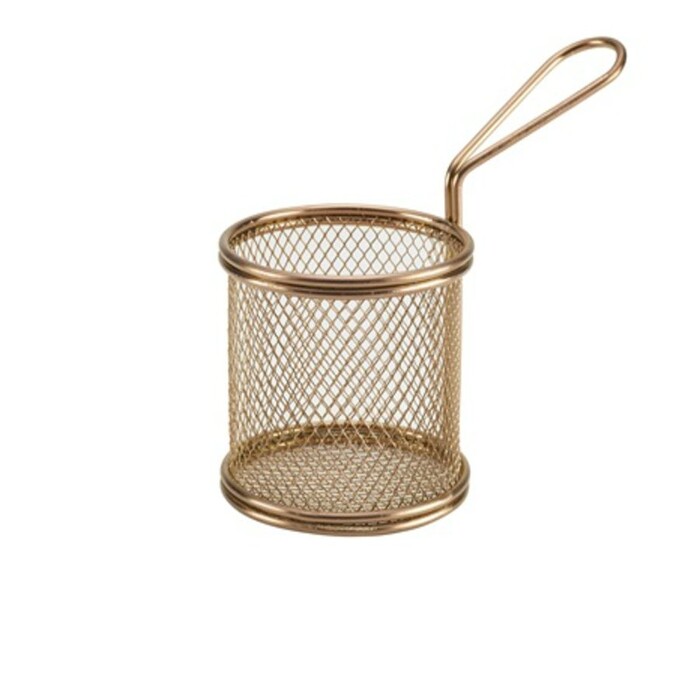 Кошик круглий 9.3*9 см, мідне покриття, GenWare