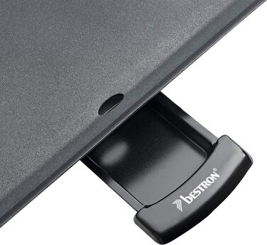 Електрична сковорода Bestron з антипригарним покриттям, задоволення від гриля до 10 осіб, дуже довга поверхня для гриля, 2 000 Вт, колір Чорний (L)