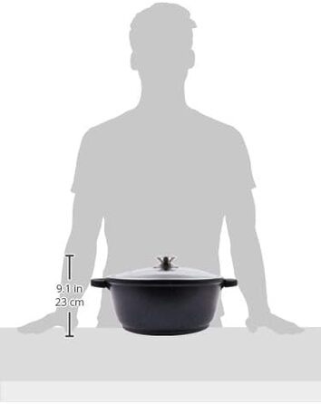 Литий алюміній Покриття під камінь Зі скляною кришкою Для всіх плит, включаючи індукційні Без PFOA, Чорний (28 x 28 x 12,5 см, Каструля), 0008031 20