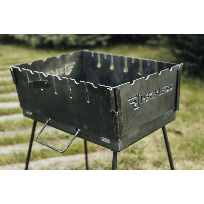 Набор портовиного мангала и 6 шампуров с чехлом для гриля KL - 6/3