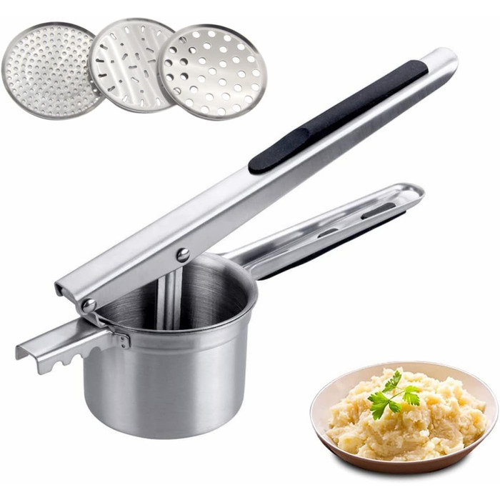 Картопляний товкачильник - Прес для шпецле - Професійний картопляний прес - Картопляний прес для картопляного пюре, фруктових соків, овочевого пюре, картопляного пюре (картопляний прес)
