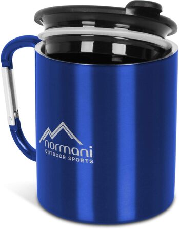 Набір похідного посуду для військових, 6 предметів, синій Normani