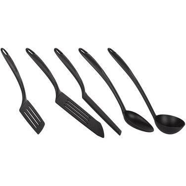 Tefal Набір кухонних аксесуарів Bienvenue, 5шт, пластик, чорний