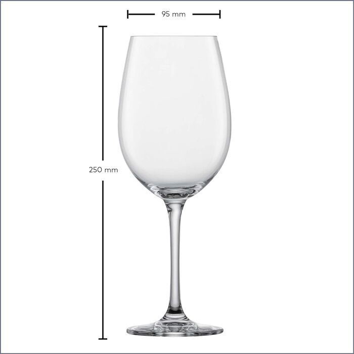 Келих для червоного вина 0,65 л, набір 6 предметів, Classico Schott Zwiesel