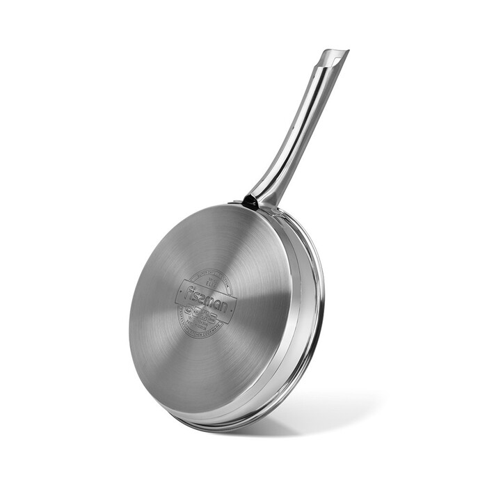 Сковорідка для млинців Fissman 22 см ELIA з антипригарним покриттям нержавіюча сталь (5530)