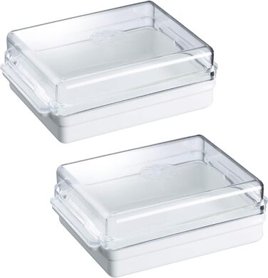 Маслянка Westmark - Ідеально підходить для сервірування та зберігання - Можна мити в посудомийній машині - Спеціальне полегшення для безпечного захоплення (традиційний, набір з 2 шт. )