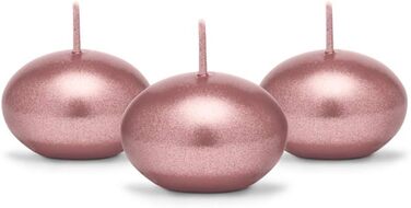 Плаваючі свічки 50 шт. 40 мм. рожеве золото Deko Haus