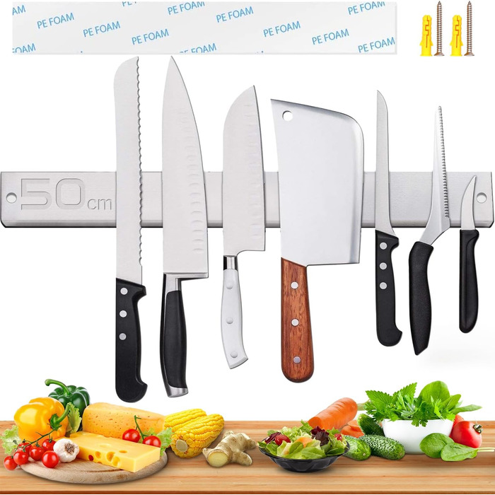 Магнітний тримач для ножів 50 см AidSci