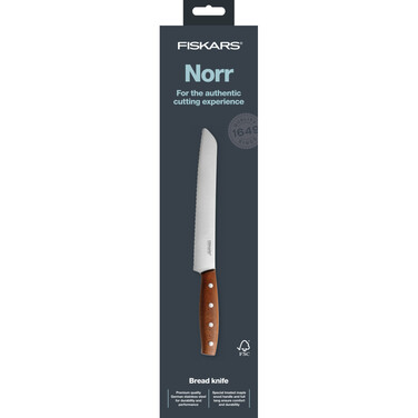 Ніж для хліба Fiskars Norr 23 см (1016480)