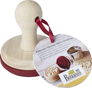 Штамп для печива, 7 см, Merry Christmas RBV Birkmann