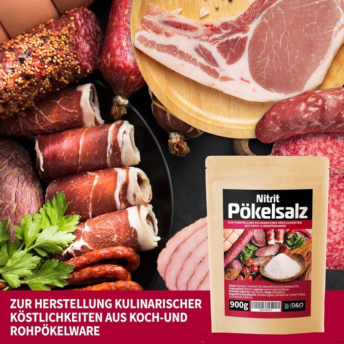 Сіль нітритна для копчення 900 г Detox Organica