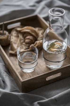 Графин для води, чорний Aura Zwiesel Glas