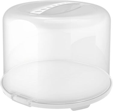 Контейнер для тортов переносной 35,5 x 34,5 x 26 см белый Rotho