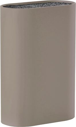 Одиночний ножовий блок без ножа, 17 x 9 см, висота 24 см, (темно-коричневий) Zone Denmark