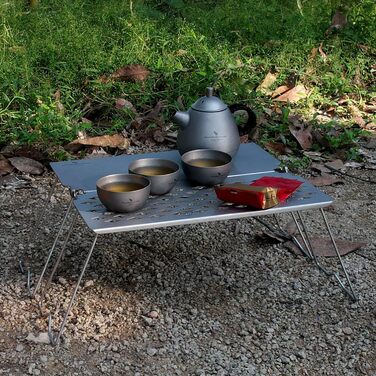 Титановый стол для гриля 278 x 235 x 130 мм. iBasingo