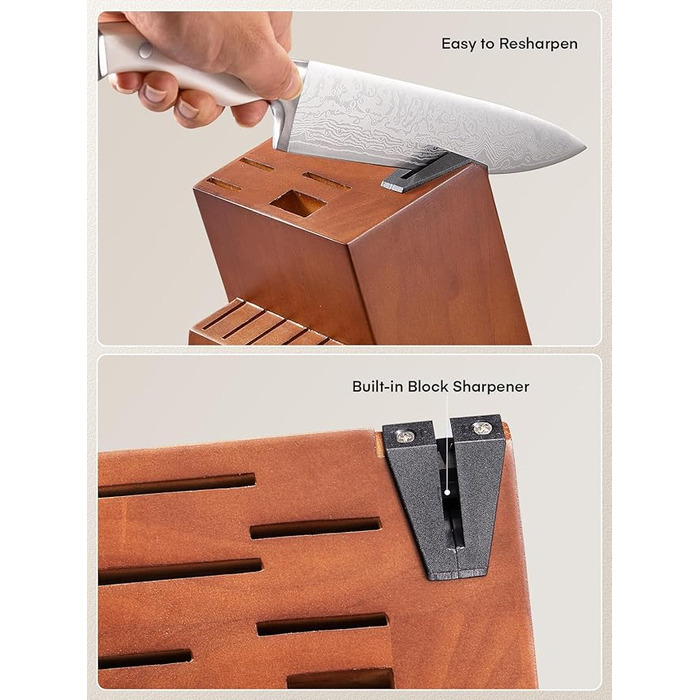 Блок ножей 14 предметов из нержавеющей стали D.Perlla