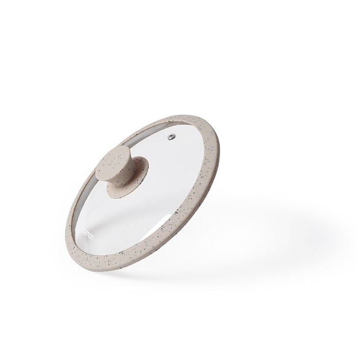 Крышка 20 см с силиконовым ободом бежевый ARCADES Fissman