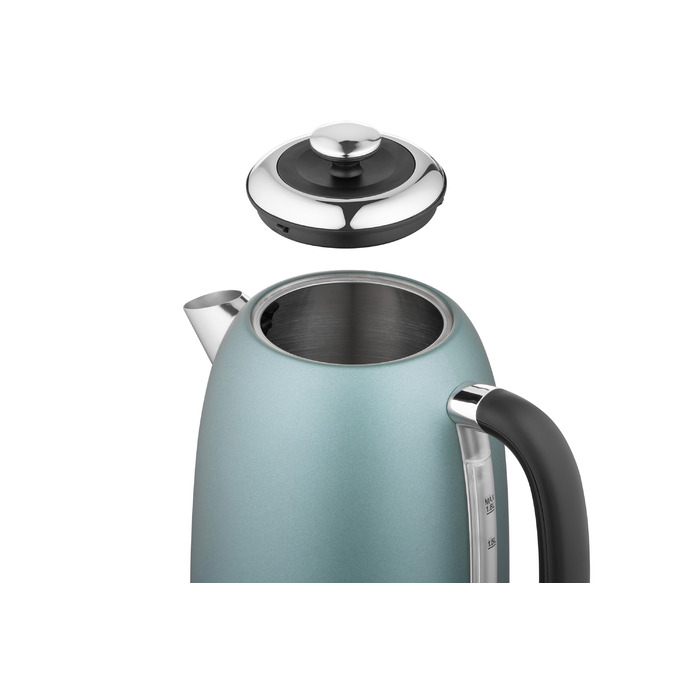 ARDESTO Электрочайник EKL-F400G 1.8л/2200Вт/strix контроль/нерж. сталь/мятный