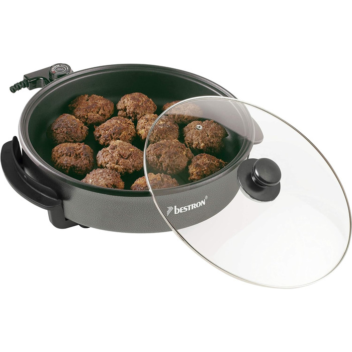 Электрическая сковорода со стеклянной крышкой Ø40см 1500 Вт Bestron