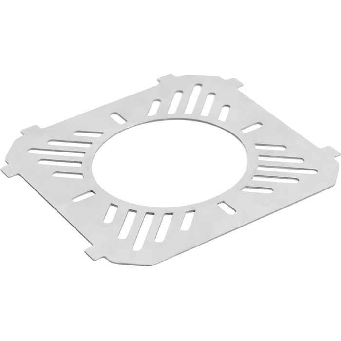 Хобо Преміум Складана вулична плита з термостійкої нержавіючої сталі XL-набір з багатьма аксесуарами Зроблено в Німеччині (вставка з нержавіючої сталі для газового пальника Trangia)