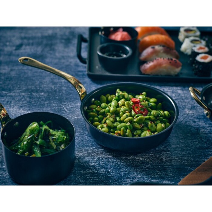 Сковорода для подачи 13.5*3.75 см, 400 мл, круглая, металлическая, Black Vintage Steel, GenWare