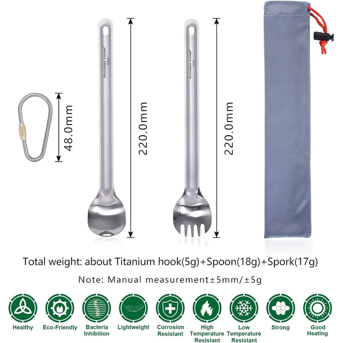 Титанові прилади для кемпінгу Boundless Voyage