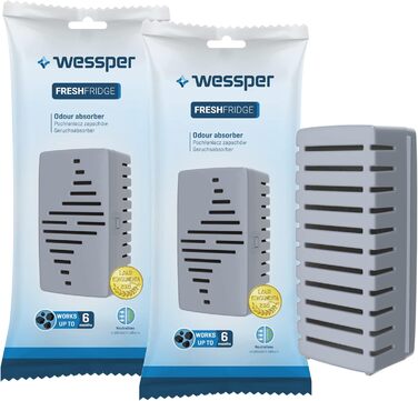 Натуральний нейтралізатор запахів для холодильника 2 шт Wessper