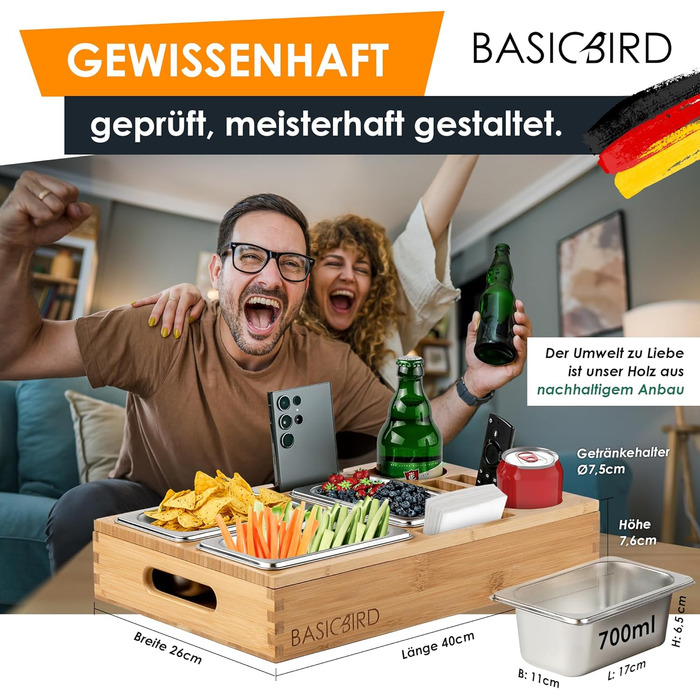 Органайзер для снеків BASICBIRD