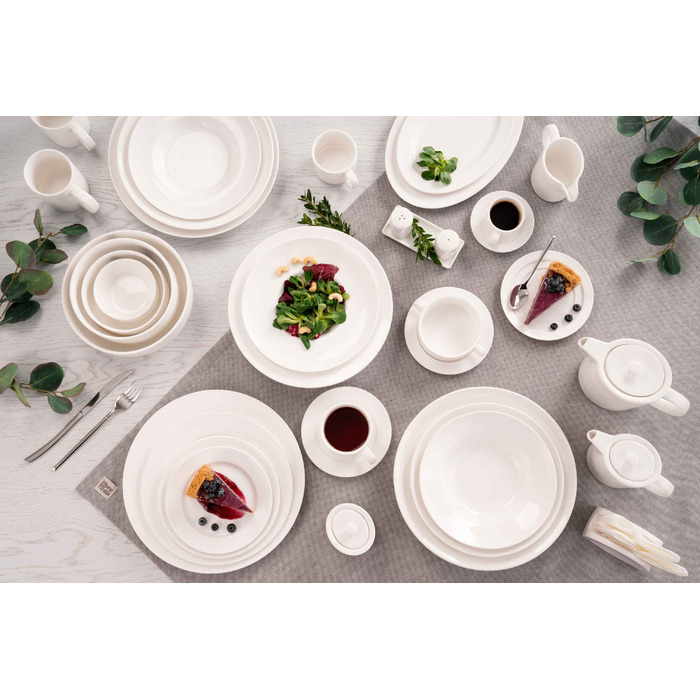 ARDESTO Prato Deep Plate, 25 см, Фарфор