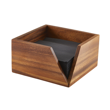 Диспенсер для салфеток 18.6*18.6*h 10 см, Acacia Wood, Genware