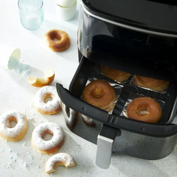 Tefal Мультипіч Easy Fry Grill&Steam, 1430Вт, чаша-6.2л, сенсорне керув., 8 програм, пластик, чорний