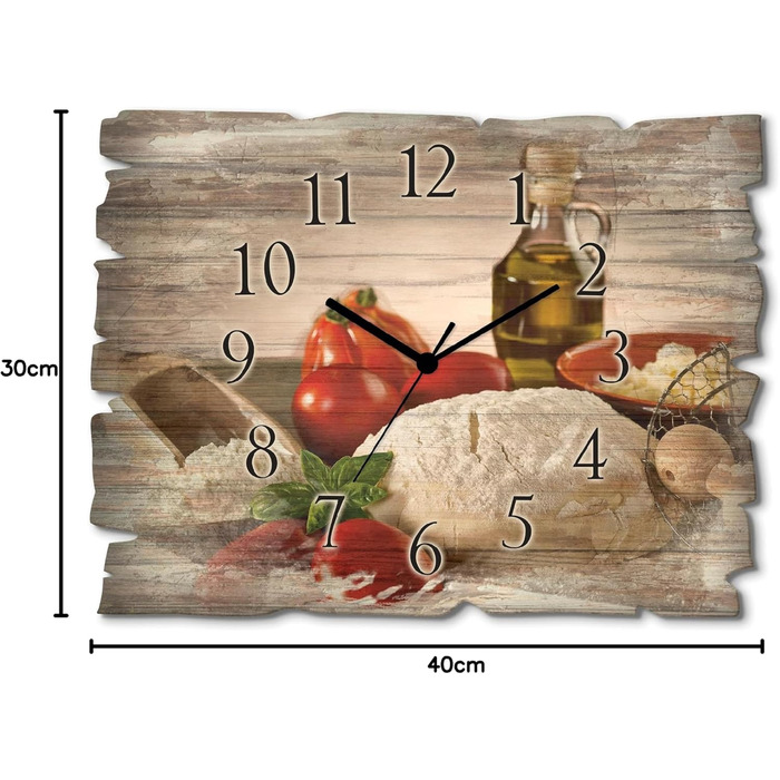 Настінний годинник прямокутний 40 x 30 см ARTLAND