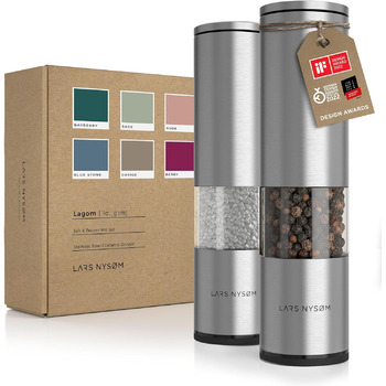 Набір млинів для солі та перцю, 2 предмета, нержавіюча сталь LARS NYSØM