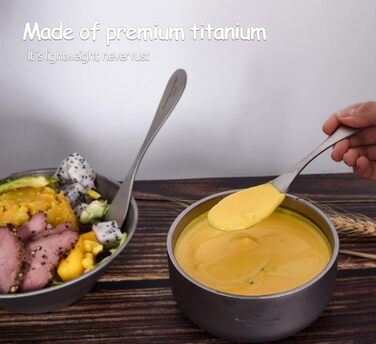 Титанові столові прилади для кемпінгу Boundless Voyage