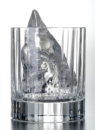 Коробка Луїджі Борміолі 7540470 Баха з 6 Зайдель низької форми, кришталево прозора 7,5 x 7,5 x 9 см