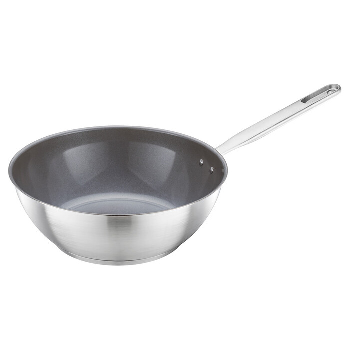 Сковорода Wok Fiskars All Steel 28 см матовая (1064747)