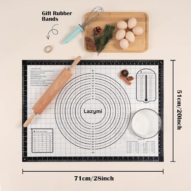 Силіконовий килимок для випічки 71 х 51 см Lazymi