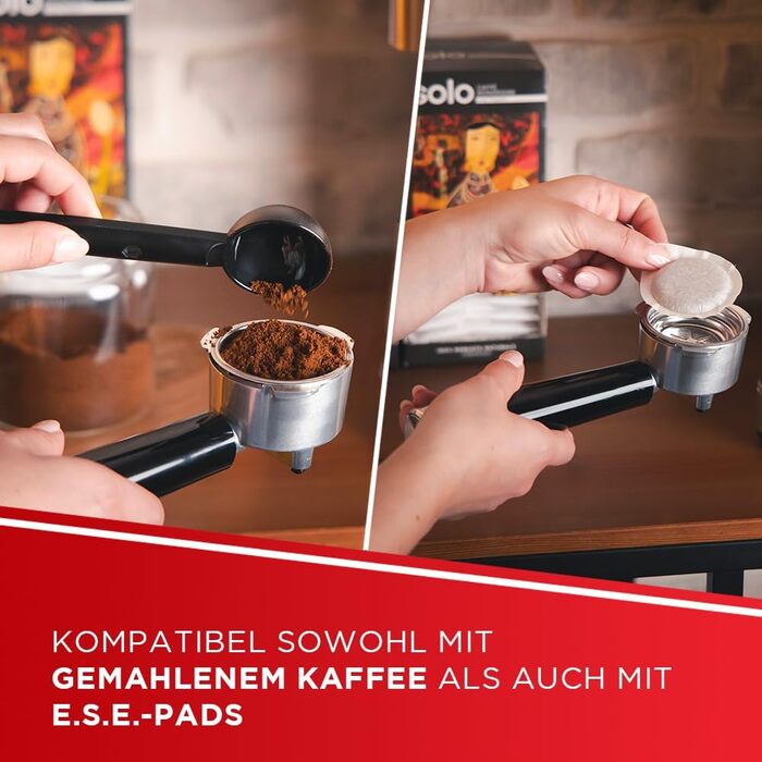 Ручная кофеварка для эспрессо и капучино 1,3 л 1450 Вт POLTI