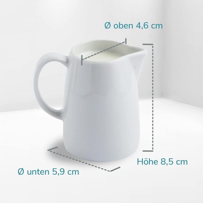 Набір ковшів для молока 4 шт. 150 мл getgastro