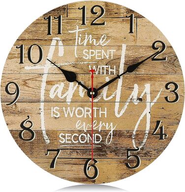 Безшумний настінний годинник 30 см Lafocuse